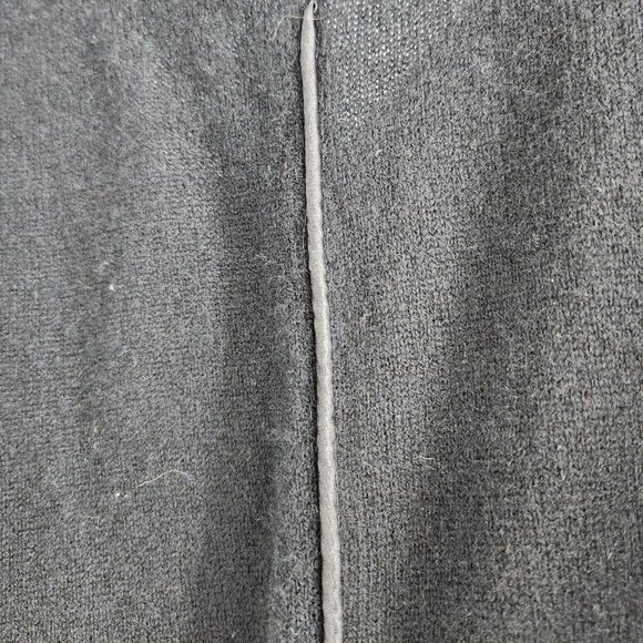 NWOT NEIMAN MARCUS Wide-Leg Pants 3X Straight Cut Pull On Lounge Black Cashmere - Picture 5 of 12